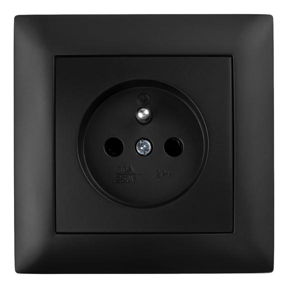 Ühekordne raam pistikupesadele OSTE JNH013-1F Black