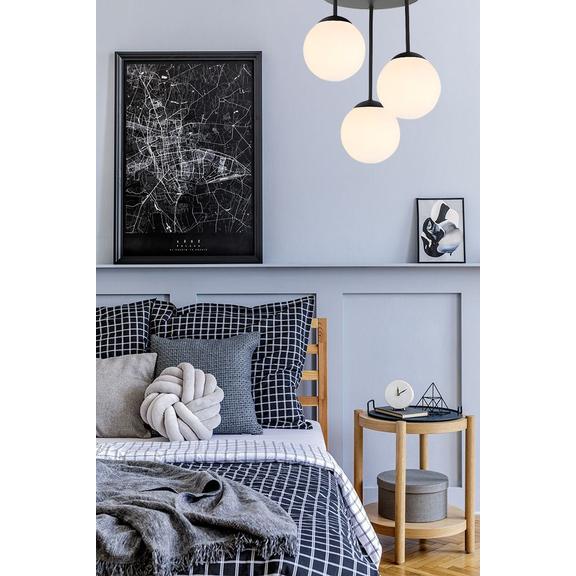 TAKLAMPA HÄNGANDE APP1815-3CPR SVART