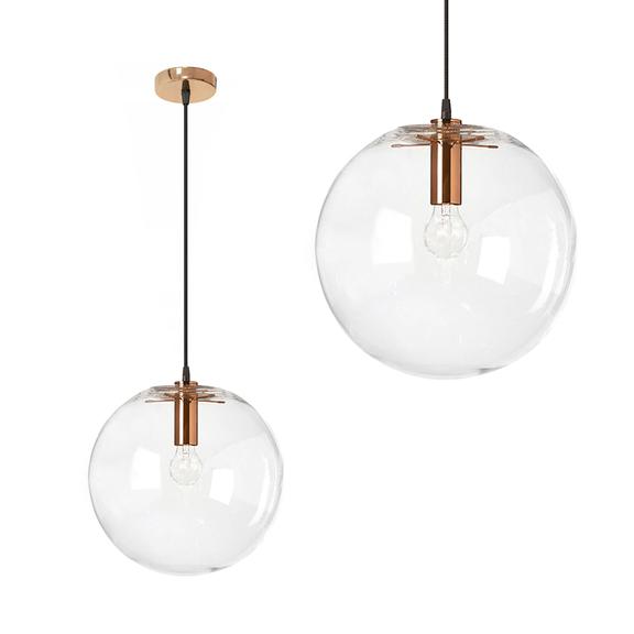 Taklampa Lassi 25 cm APP040-1CP Roséguld