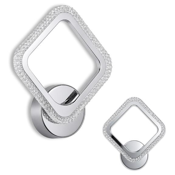 LED vägglampa LHJ125-W Krom