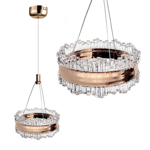 HÄNGANDE KRISTALLAMPA LED LHJ099-CP GULD