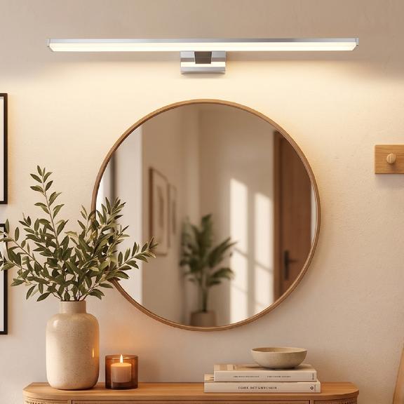 LED FÜRDŐSZOBA LÁMPA TÜKÖR fölött 12W 58cm APP369-1W króm