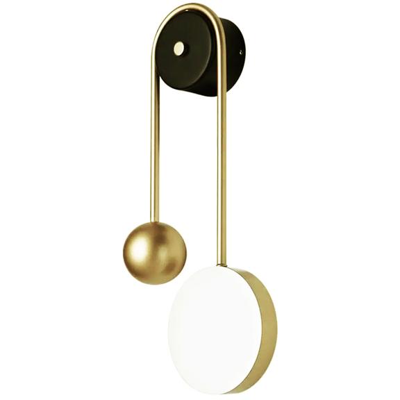 VÄGGLAMPA VÄGGLAMPE APP1474-W GULD