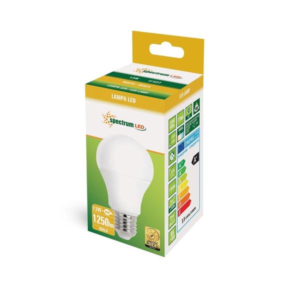 LED-LAMPA GLS E27 230V 13W NW WOJ+14102
