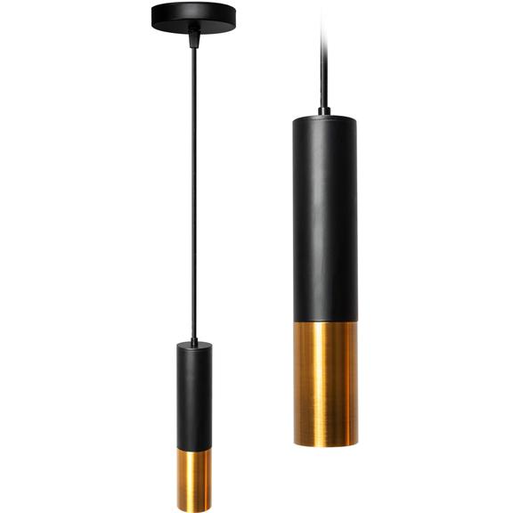Metall hängande taklampa APP469-1CP svart