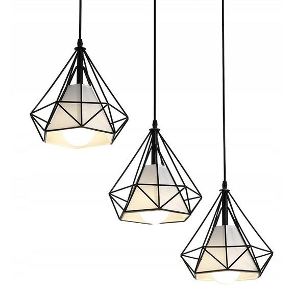 HÄNGANDE TAKLAMPA I LOFTSTIL BELLO 3x E27 APP012-3CP