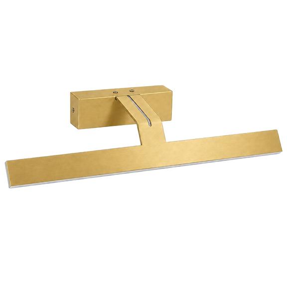 Badrum vägg LED-lampa SWE007-1W 43cm BRUSH GOLD