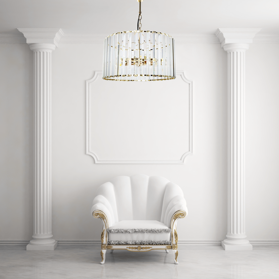 Kristalltaklampa APP1157-5CP