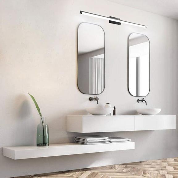 BADRUMSVÄGGLAMPA LED ÖVER SPEGEL 20W 100CM APP375-1W SVART