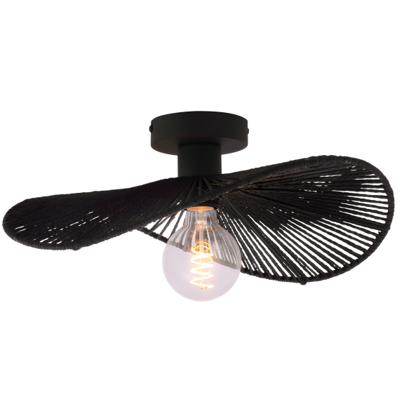 TAKLAMPA APP1832-1C SVART