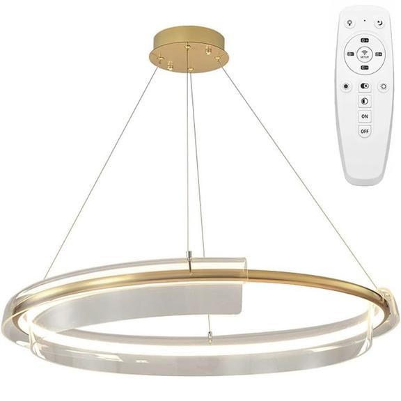 HÄNGANDE LED TAKLAMPA APP1672-CP Guld