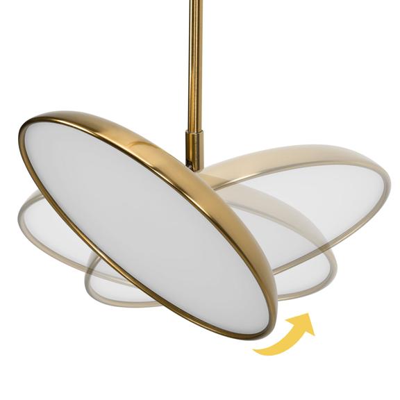 Hängande LED-lampa APP1281-CP Guld