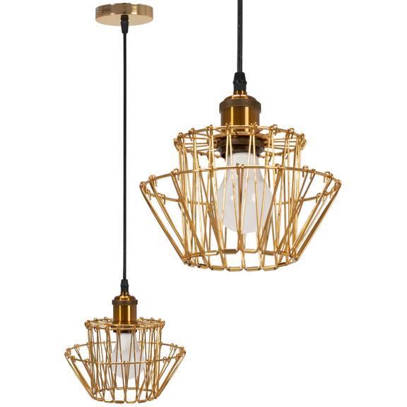 Taklampa Hängande APP942-1CP Set 36 cm Guld