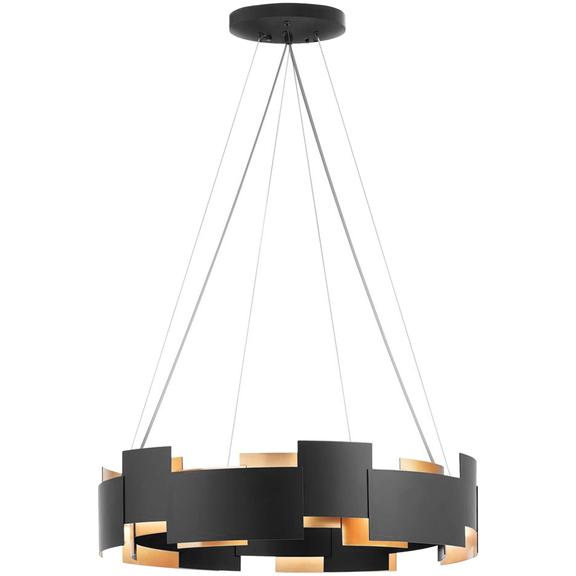 TAKLAMPA HÄNGANDE Svart APP1561-6CP