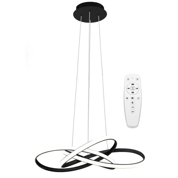 Modern taklampa LED + FJÄRRKONTROLL APP814-CP Node Svart