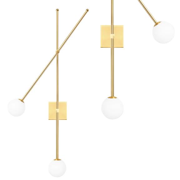 Vägglampa APP1594-2W guld