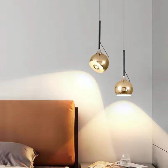 TAKLAMPA HÄNGANDE LED G086-1CP Guld