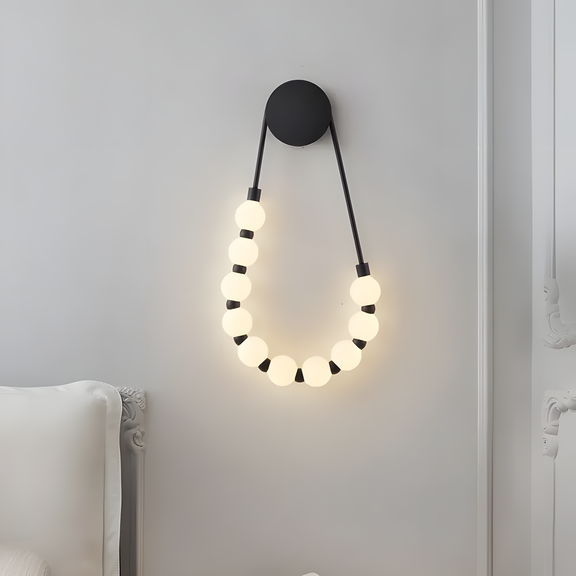 Vägglampa G026-CP BLACK