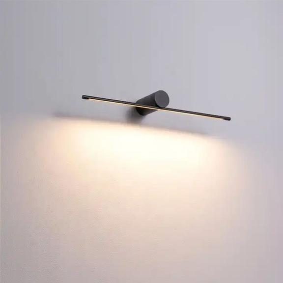 LED-VÄGGLAMPA FÖR BADRUM 40CM APP1341-W Svart