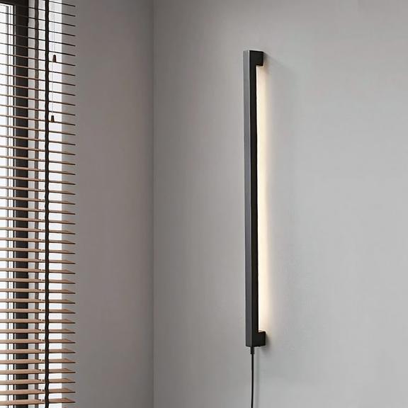 VÄGGLAMPA LED LHJ063-W 80 cm SVART