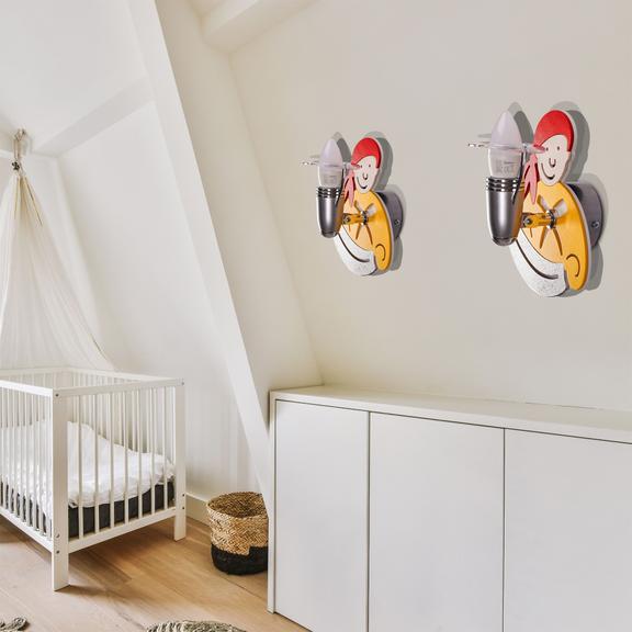 VÄGGLAMPA GUL PIRAT 4717