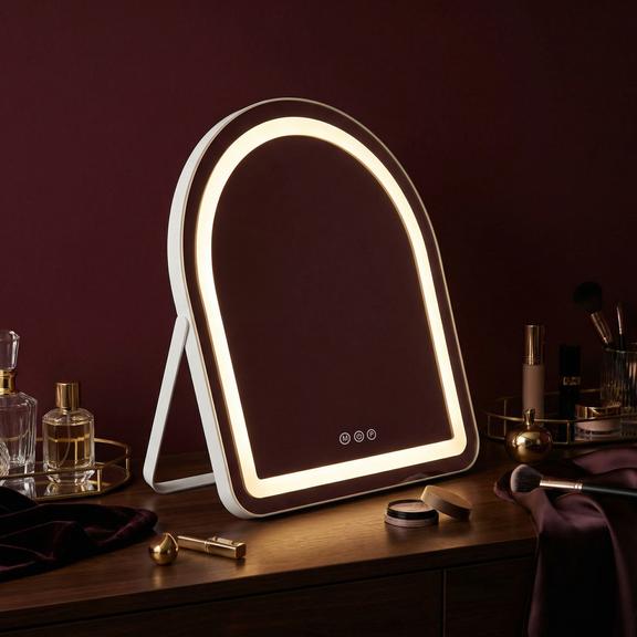 LED-spegel GLAM White 40x45cm
