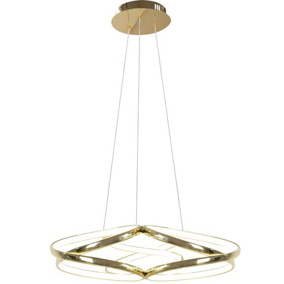 Modern taklampa LED + FJÄRRKONTROLL APP794-CP Flat Guld