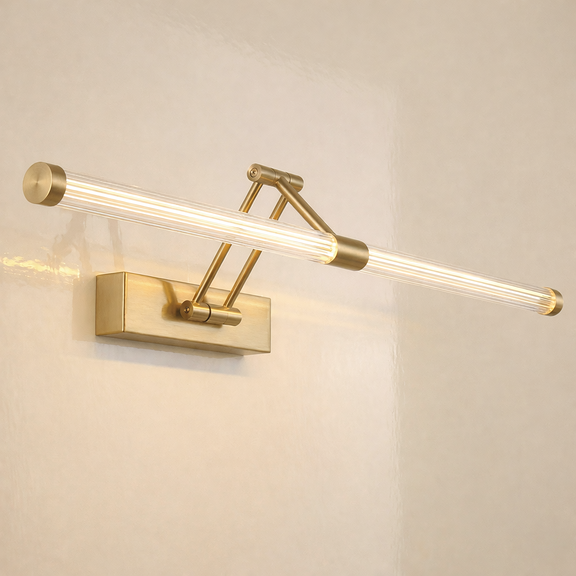 Kúpeľňové nástenné LED svietidlo APP1900-1W 60cm BRUSH GOLD