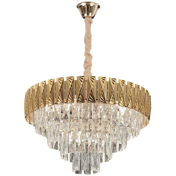 Hänglampa Med Kristaller G060-CP 60CM