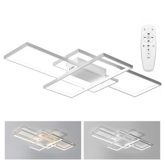 Modern taklampa LED + FJÄRRKONTROLL APP660 Vit