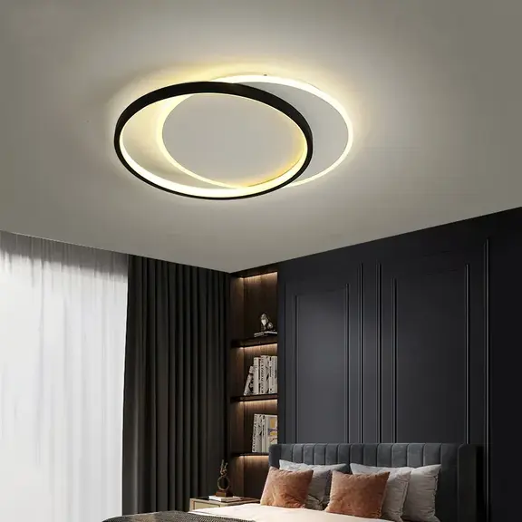 Taklampa LHJ076-C SVART/VIT 40 CM LED
