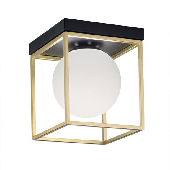 Taklampa plafond APP1166-1C Guld Vit