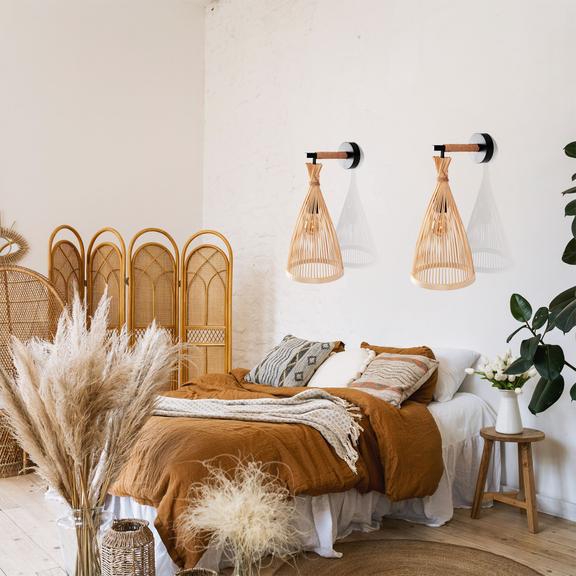 VÄGGLAMPA VÄGGLYKTA BOHO APP1340-1W