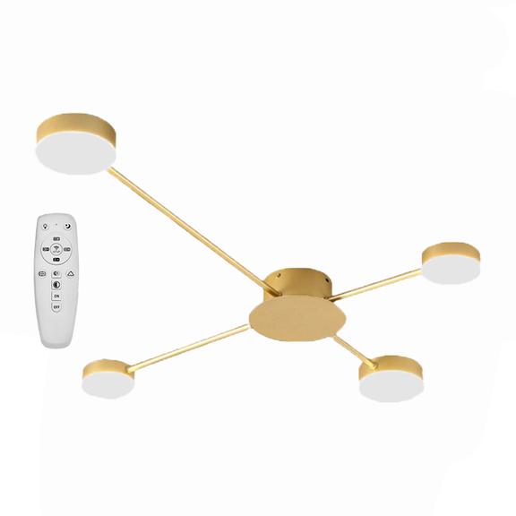 TAKLAMPA 4-ARMAD LED APP520-4C Guld