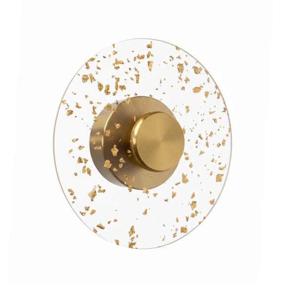 Vägglampa LED APP1795-W Borstad Guld