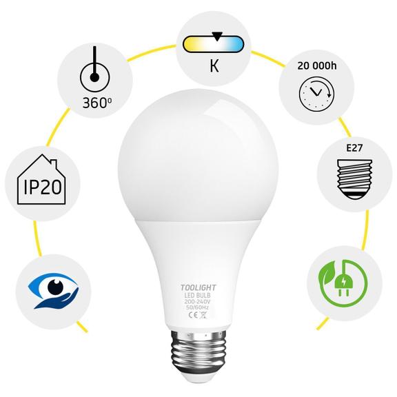 LED-lampa Varm E-27 12W RSL026