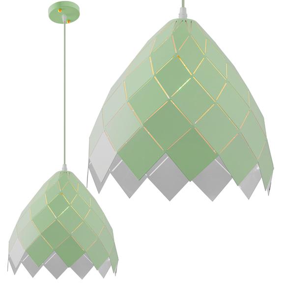 Hängande Taklampa i Metall APP339-1CP Grön