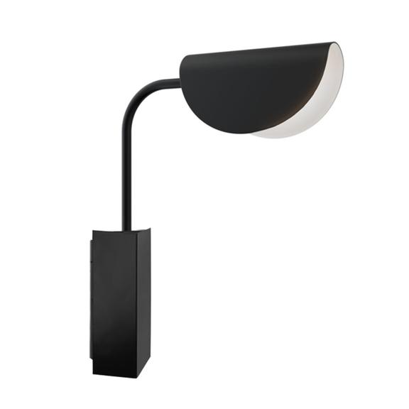 VÄGGLAMPA VÄGGLJUS APP1262-1W Svart