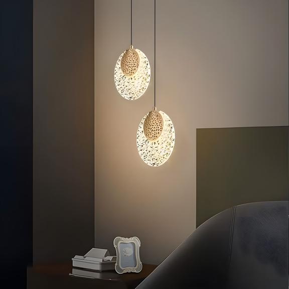 HÄNGANDE KRISTALLAMPA LED G088-1CP Guld