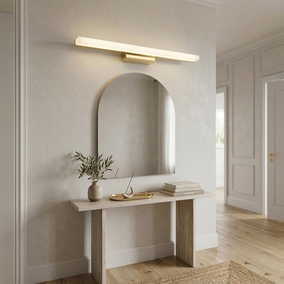 BADRUMSVÄGGLAMPA LED 80CM APP1850-1W GOLD