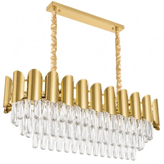 Kristall-pendellampa SWE101-CP GOLD