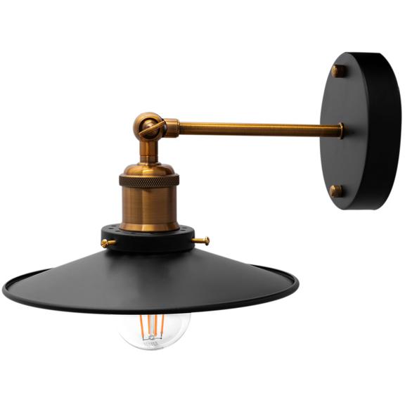 LAMPA PORTO VÄGGLAMPA APP184-1W Svart