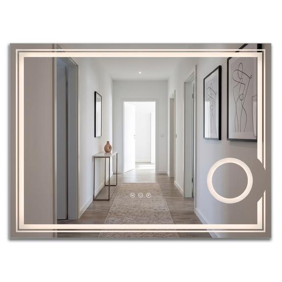 LED-VÄGGSPEGEL 80x60cm HAVEN
