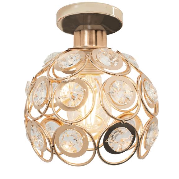 ELEGANT TAKLAMPA APP205-1C KRISTALL GULD