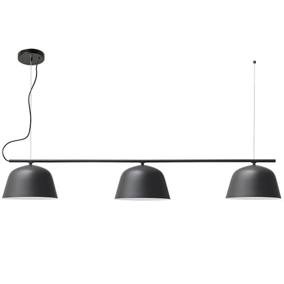HÄNGENDE TAKLAMPA APP1478-3CP SVART