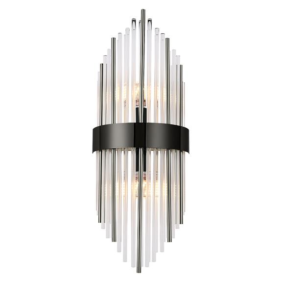 VÄGGLAMPA APP1760-1W Svart/Grå