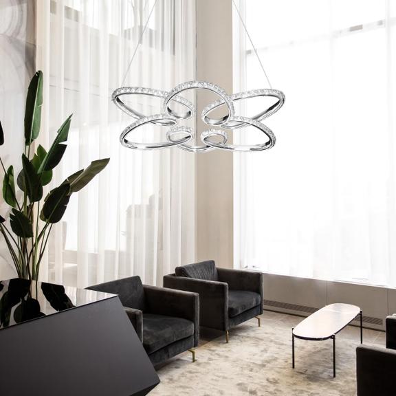 HÄNGLAMPA LED G002-CP KROM
