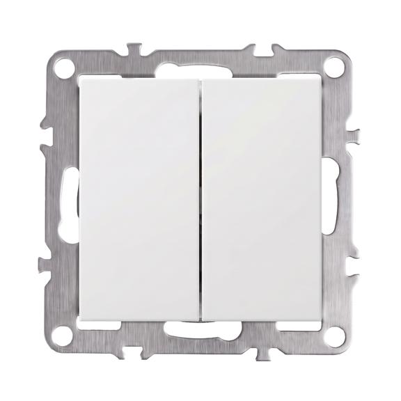 Kahekordne Lüliti OSTE JNH007-W WHITE