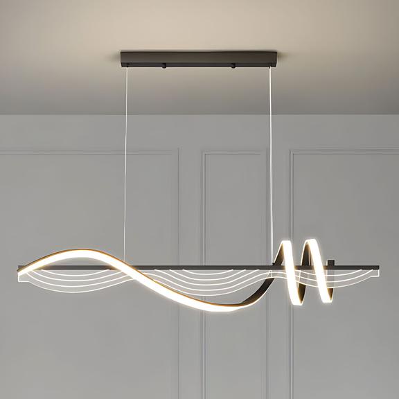 Hängande LED-lampa LHJ041-CP 100 cm SVART