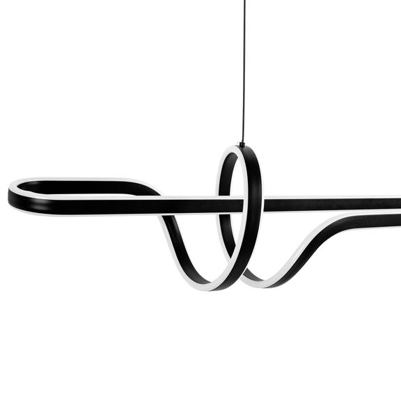 HÄNGANDE LED-LAMPA G038-CP SVART